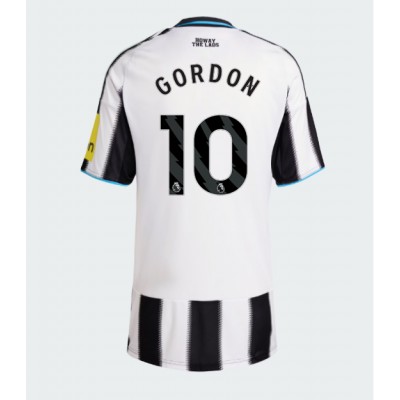 Ženski Nogometni dresi Newcastle United Anthony Gordon #10 Domači 2025-26 Kratek Rokav Ženski Nogometni dresi Newcastle United Anthony Gordon #10 Domači 2025-26 Kratek Rokav